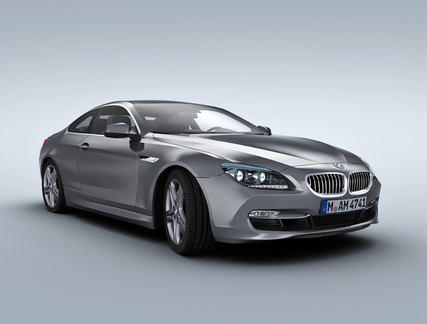 bmw car 3ds - BMW 6 Series Coupe (2012) by Swan3DStudios